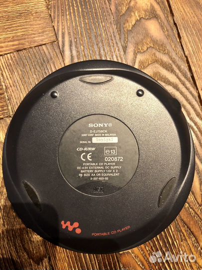 CD портативный Sony D-EJ758CK car-ready