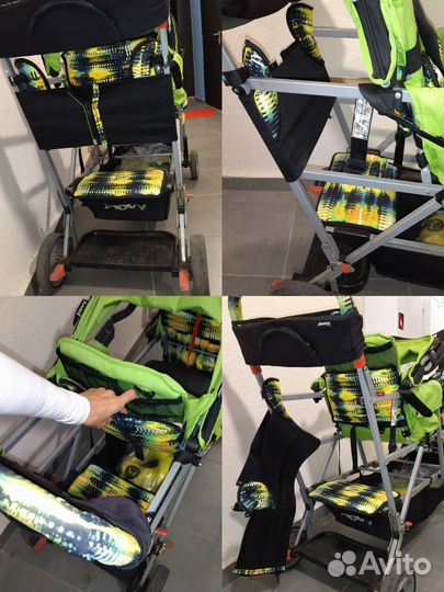 Коляска для троих погодок Joovi BIG caboose