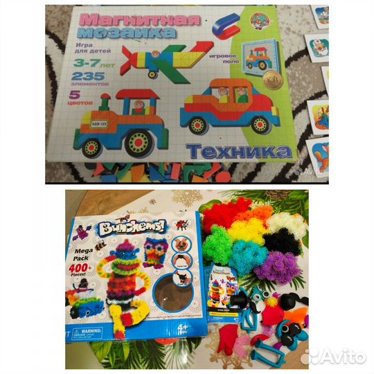 Bunchems, магнитная мозаика, кубики, игры