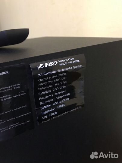 Саундбар F&D F670X в коробке (3781К)