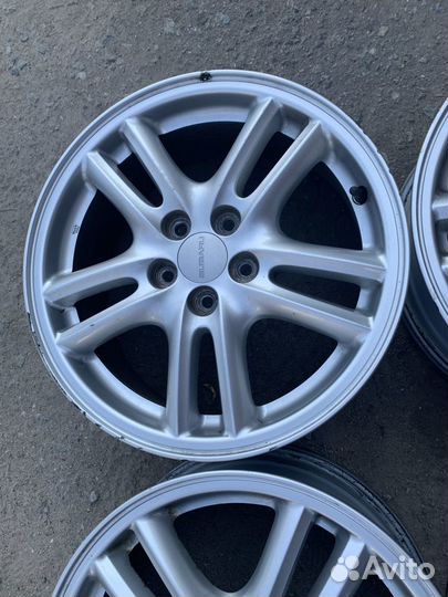 Литье Subaru R16 5*100 et55 цо 56,1 4шт из японии