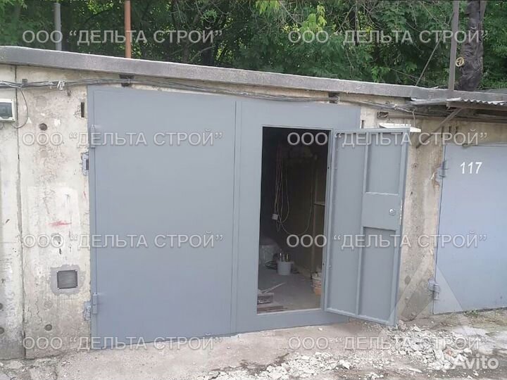 Ворота распашные двустворчатые 2040х2540мм