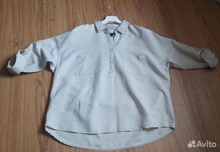 Рубашка женская оверсайз р-р