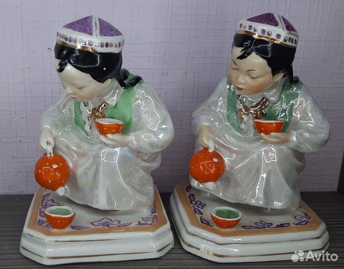 Статуэтка Узбечка с чайником Дулево за 1 штуку