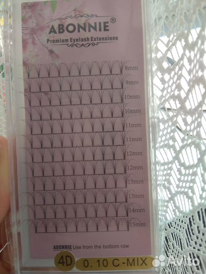 Готовые пучки для наращивания ресниц