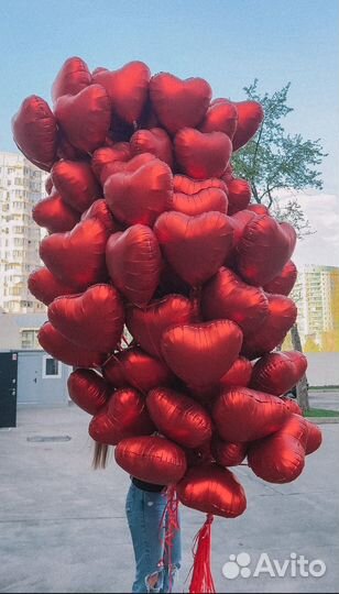 Воздушные шары сердца