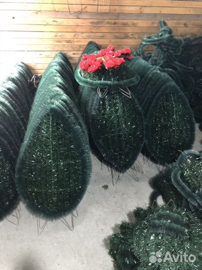 Корзинки Венки ритуальные оптом от производителя