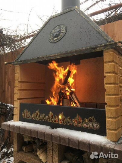 Печь барбекю от производителя