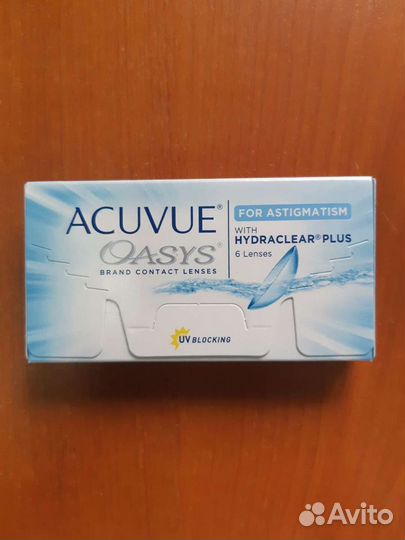 Линзы контактные acuvue oasys for astigmatism