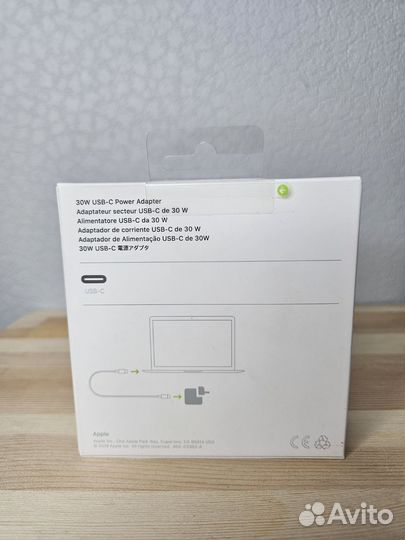 Оригинал Apple USB-C Power Adapter 30W