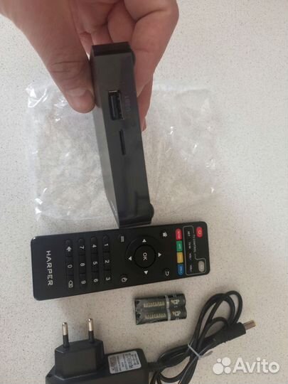 SMART tv приставка Harper Amlogic S905W WiFi+RJ45