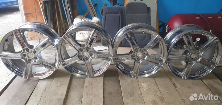 Диски литые r18 5x100 хром