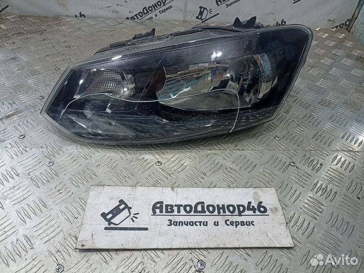 Фара левая оригинал Volkswagen Polo седан галоген