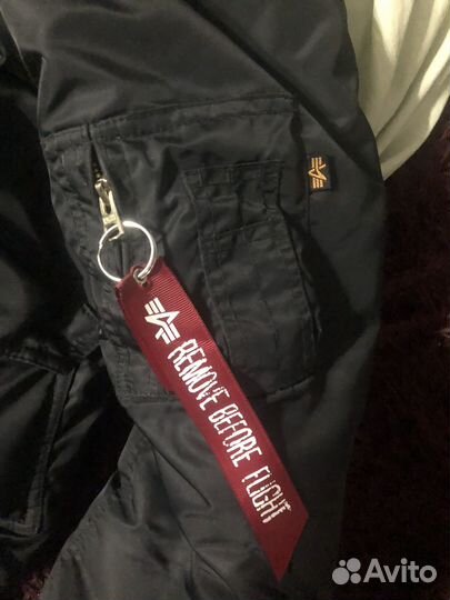 Бомбер alpha industries cwu 45 черный