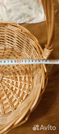 Корзинка плетёная пасхальная