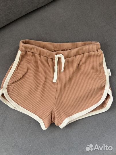 Летние шорты для девочки в ретро стиле 4-5 лет