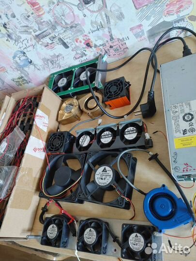 Вентиляторы для охлаждения на 12 и на 48в