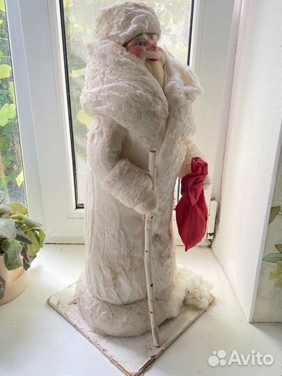Дед мороз ватный, 56 см, времен СССР
