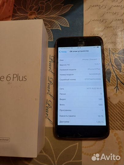 iPhone 6 Plus, 16 ГБ