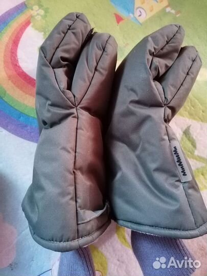 Варежки краги зимние для коляски