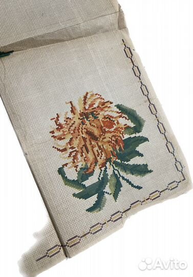 Узор вышивки крестом, антик