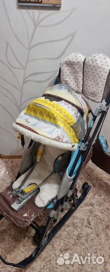 Санки коляска ника