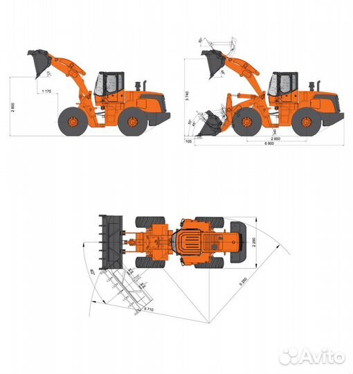 Фронтальный погрузчик DOOSAN SD200, 2022