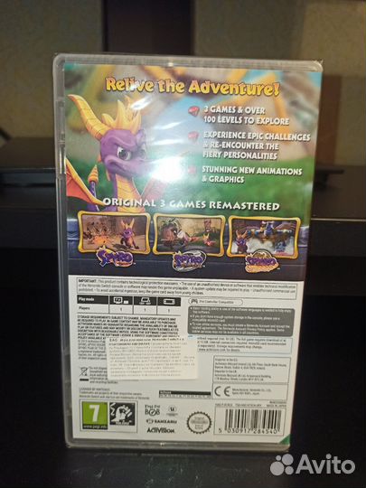 Игра Nintendo Switch Activision Spyro Reignited Tr