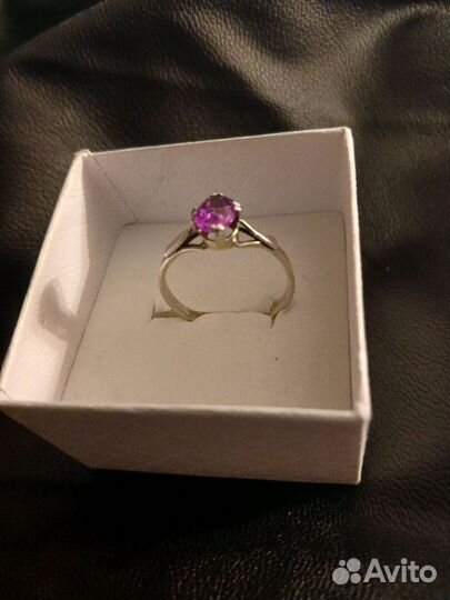 Серебряное кольцо СССР винтаж 875 проба