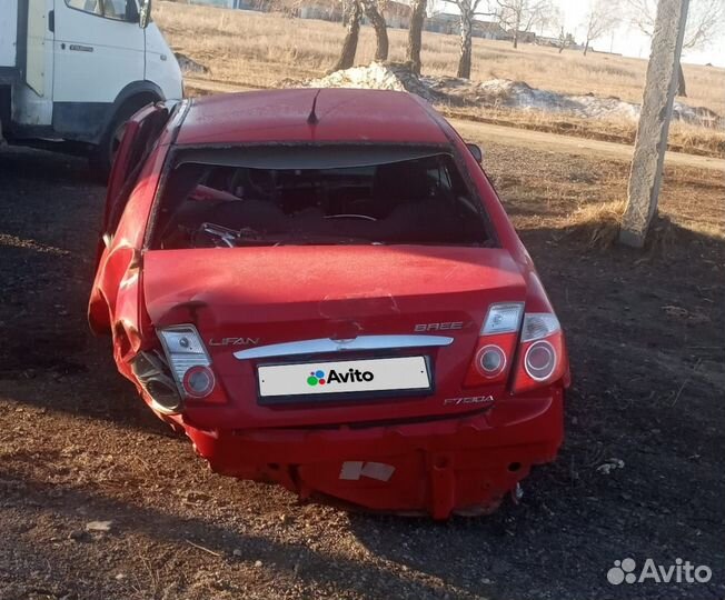 LIFAN Breez (520) 1.3 МТ, 2008, битый, 180 000 км