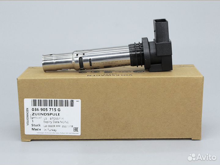Катушка зажигания Audi, Volkswagen - 036905715 CFT