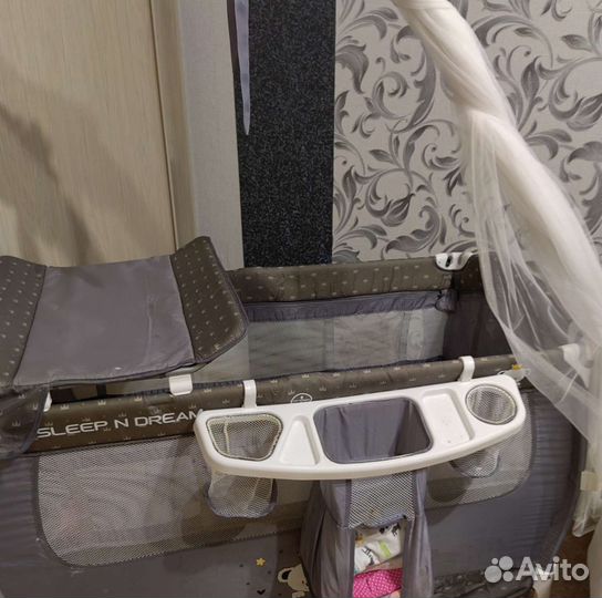 Детская кровать манеж