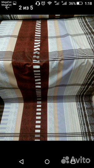 Рулон ткани бязь плотная премиум-класса