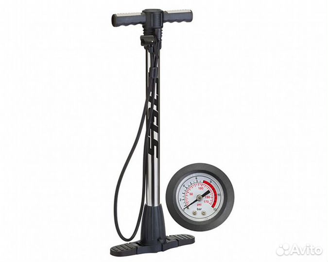 Насос напольный с манометром алюм. ZF-004-1