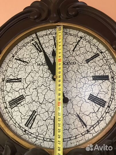 Зеркало настенное с часами