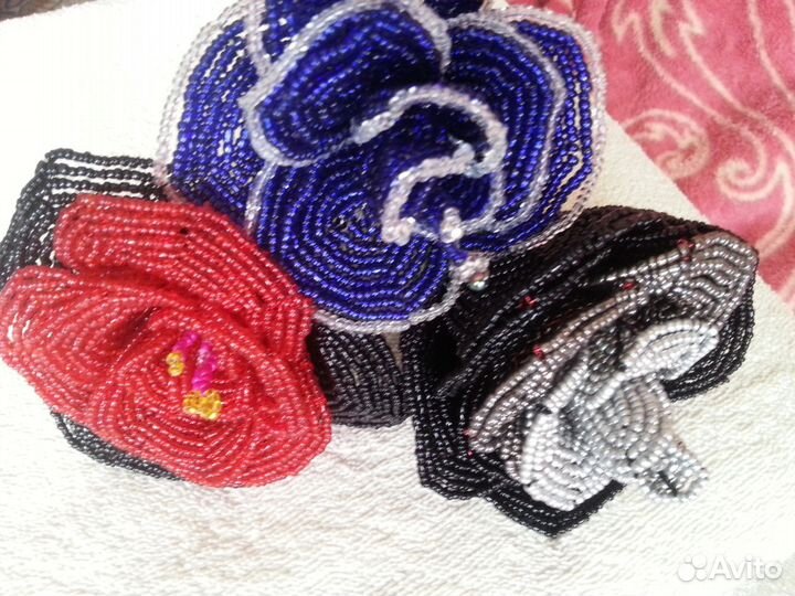 Деревья и цветы из бисера