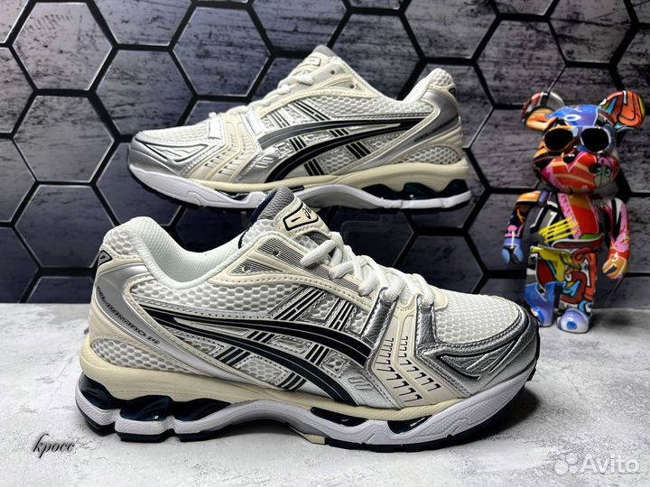 Кроссовки лето Asics Gel Kayano 14 белые