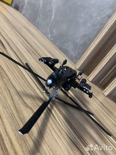 Модель вертолёта ка-50Ш ручная работа роспись