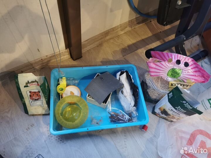 Клетка для хомяка со всем комплектующим