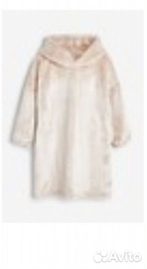 Пончо бежевое next