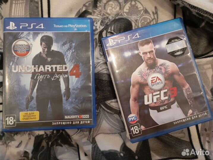 Игры на ps4 ufc 3 и uncharted 4