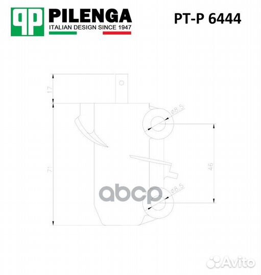 Натяжитель ремня приводного PTP6444 pilenga