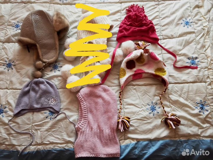 Шапка детская и шарф