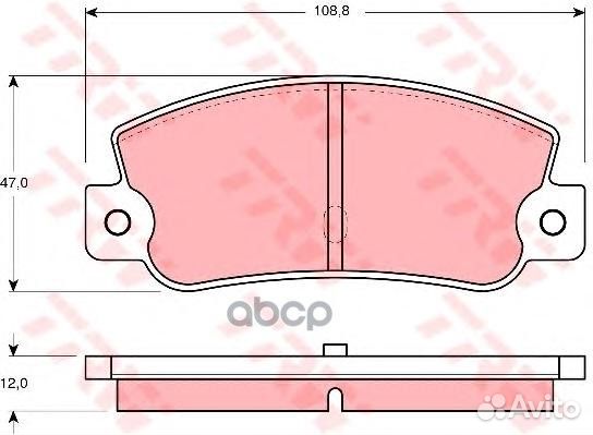 GDB360 025 30FDB456571301Bколодки дисковые