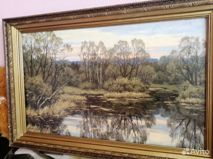 Картина маслом на холсте пейзаж