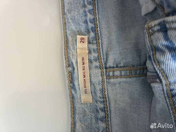 Джинсовая юбка levis