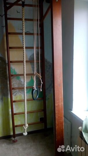 Детская шведская стенка деревянная