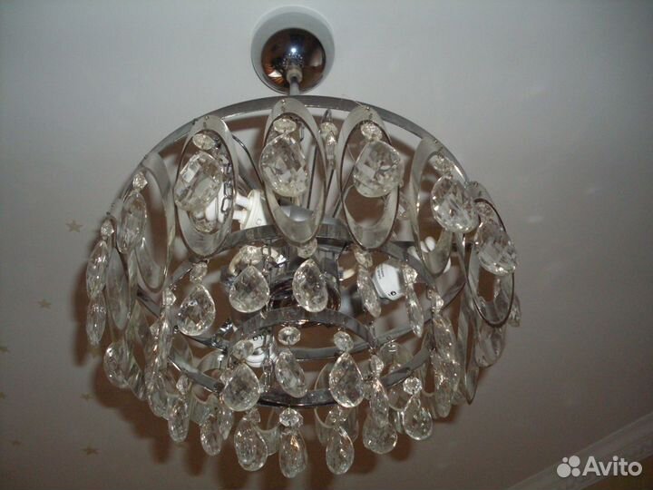 Люстра из богемского ческого стекла