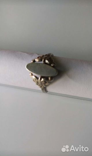 Серебряное кольцо, винтаж СССР