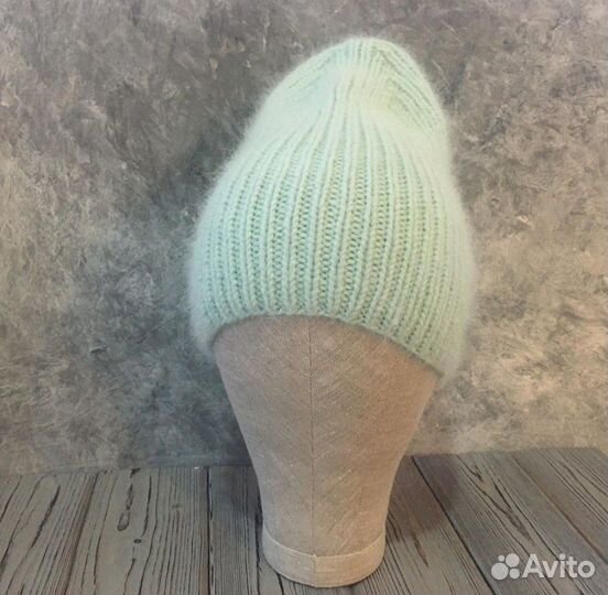 Шапка вязаная (пух норки)